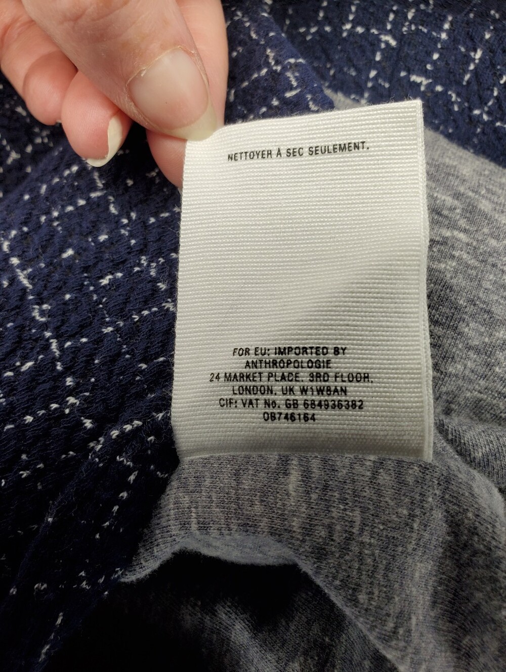 NWOT Anthropologie Cartonnier Michel Knit Blazer Size 14 - Picture 9 of 9